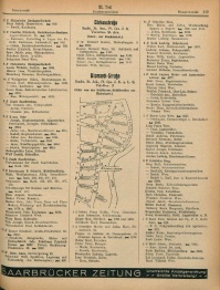 Straßenverzeichnis des Adressbuchs 1930/31