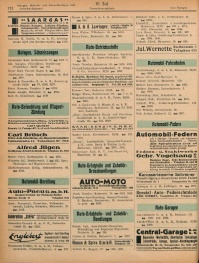 Gewerbeverzeichnis des Adressbuchs 1930/31