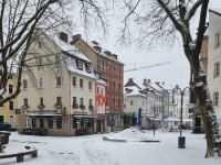 Kaltenbachstraße im Schnee