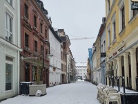 Kappenstraße im Schnee