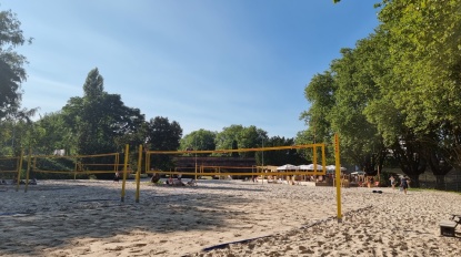Beachvolleyballfelder am OneBeach Beachvolleyballfelder am OneBeach