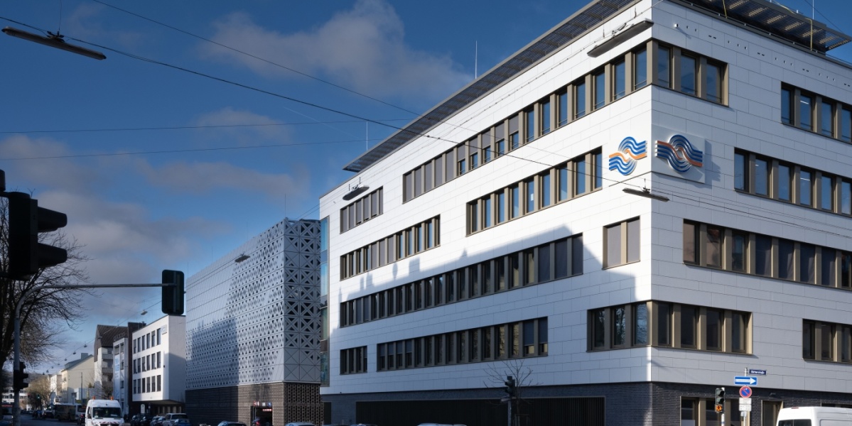 Das neue Verwaltungsgebäude der Stadtwerke