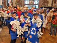 Übergabeverhandlungen am Fetten Donnerstag 2025 im Rathaus St. Johann
