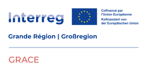 Das Logo zeigt den Schriftzug "Interreg - Grande Région Großregion" sowie die Europaflagge Das Logo zeigt den Schriftzug "Interreg - Grande Région Großregion" sowie die Europaflagge