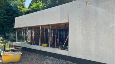 Rohbau für das neue Winterhaus der Humboldt-Pinguine Image