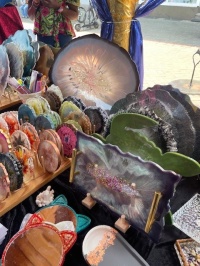 Tischaccessoires aus Kunstharz