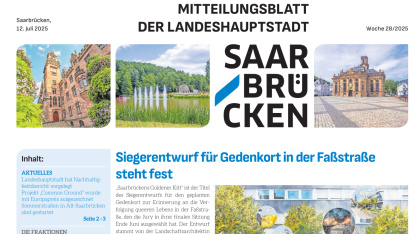 Cover des Mitteilungsblatts der Landeshauptstadt (12. Juli) 