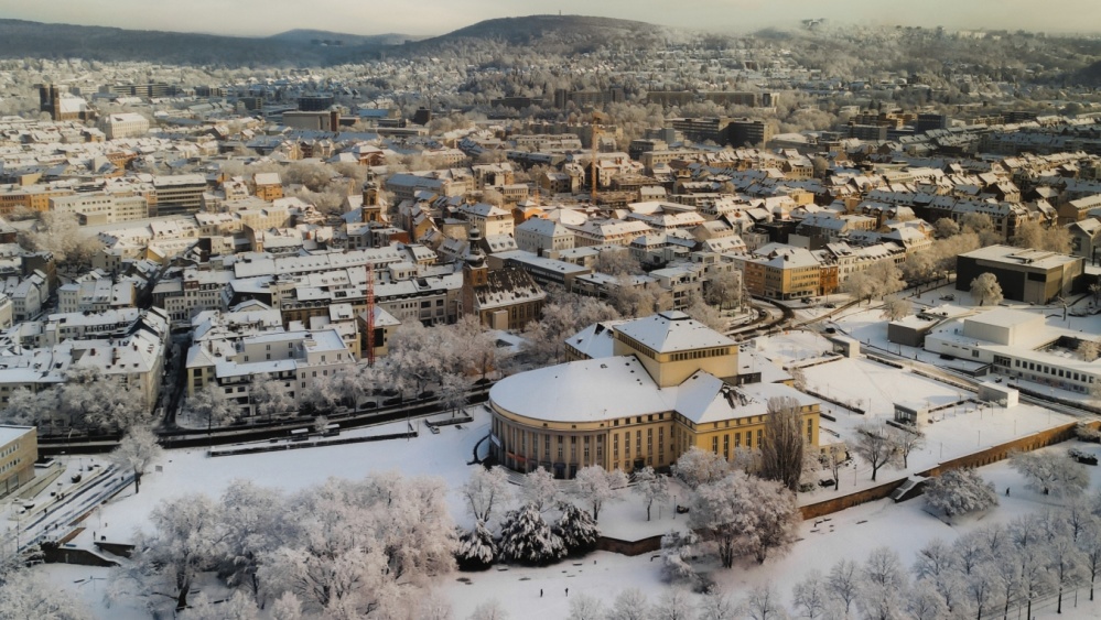Sarrebruck en hiver Sarrebruck en hiver