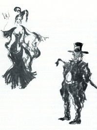 Figurinen zum „Wildschütz“, Theaterprogramm Spielzeit 1964/65