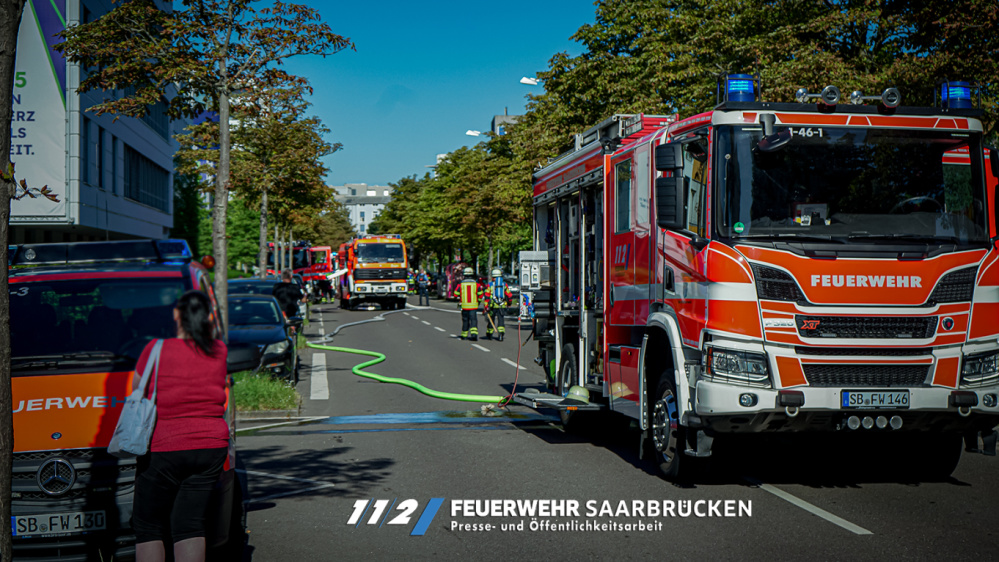 Einsatzbilder - Wohnungsbrand Halbergstraße Einsatzbilder - Wohnungsbrand Halbergstraße
