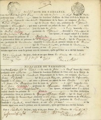Historisches handgeschriebenes Dokument aus dem Jahr 1807
