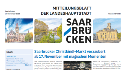 Titelseite des Mitteilungsblatts der Landeshauptstadt vom 15. November