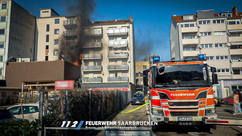 Brand von Balkonen - Triererstraße Brand von Balkonen - Triererstraße