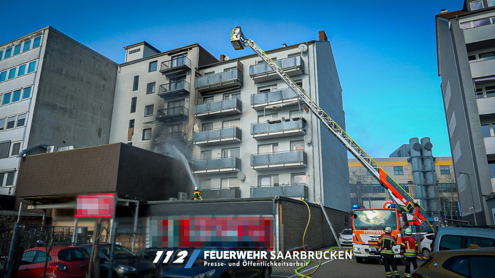 Brand von Balkonen - Triererstraße Brand von Balkonen - Triererstraße