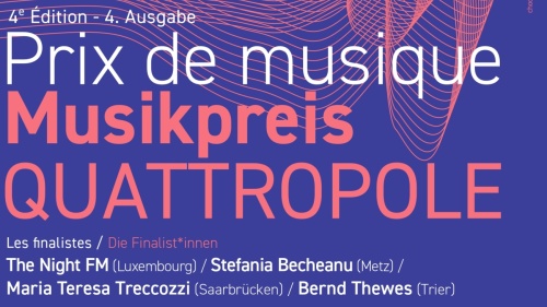 QuattroPole Musikpreis 2026 Plakat zum QuattroPole Musikpreis in Metz 2026