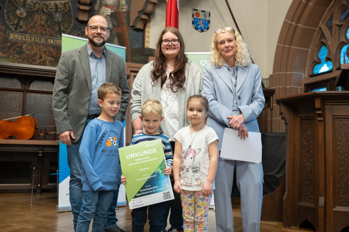 Klimakids 2025 Teilnehmer Platz 11 - KITA Jägersfreude an der Schule Gruppenfoto Preisträger Platz 11 - KITA Jägersfreude an der Schule