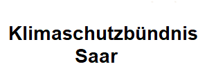 Schriftzug Klimaschutzbündnis Saar