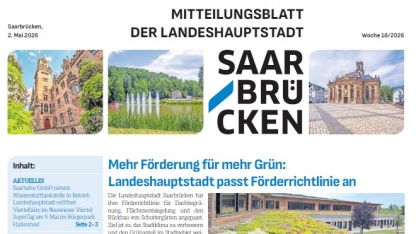 Deckblatt Mitteilungsblatt des Landeshauptstadt (2. Mai 2026)