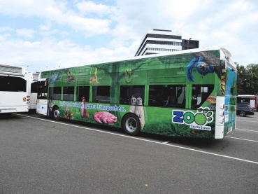 Wasserstoffbus Zoo-Motiv Seite Image