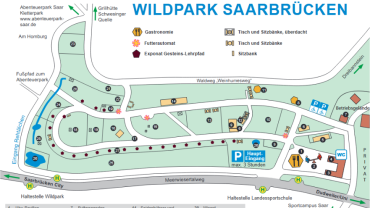 Orientierungsplan Wildpark Saarbrücken Image