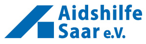 Logo mit einer stilisierten blauen „A“-Form und dem Schriftzug „Aidshilfe Saar e.V.“ Logo mit einer stilisierten blauen „A“-Form und dem Schriftzug „Aidshilfe Saar e.V.“