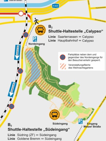 Verkehrslage Weihnachtsgarten Image
