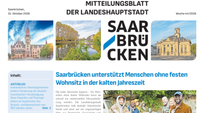 Cover des Mitteilungsblatts der Landeshauptstadt vom 31. Oktober 2026